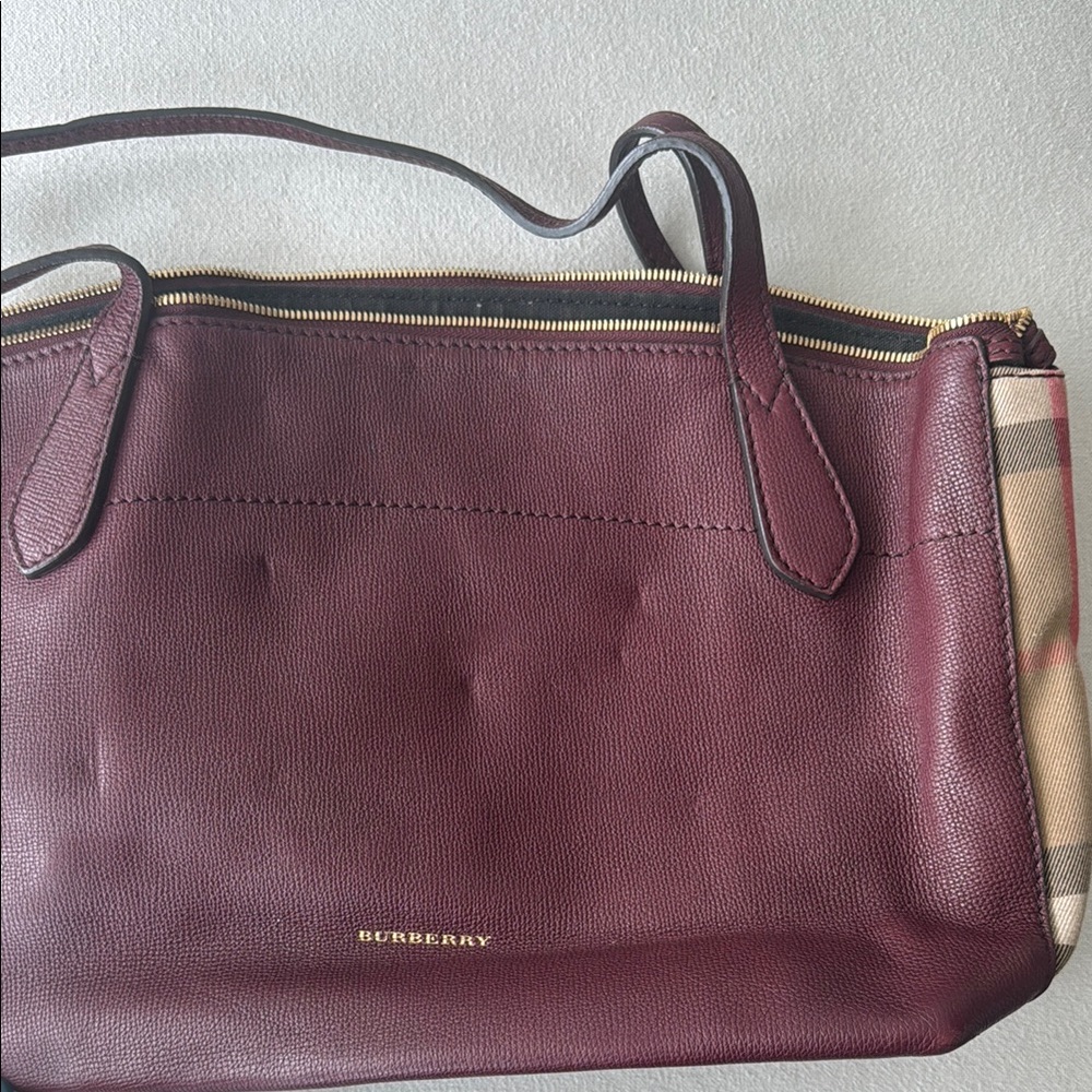 Vintage Burberry Tote Bag